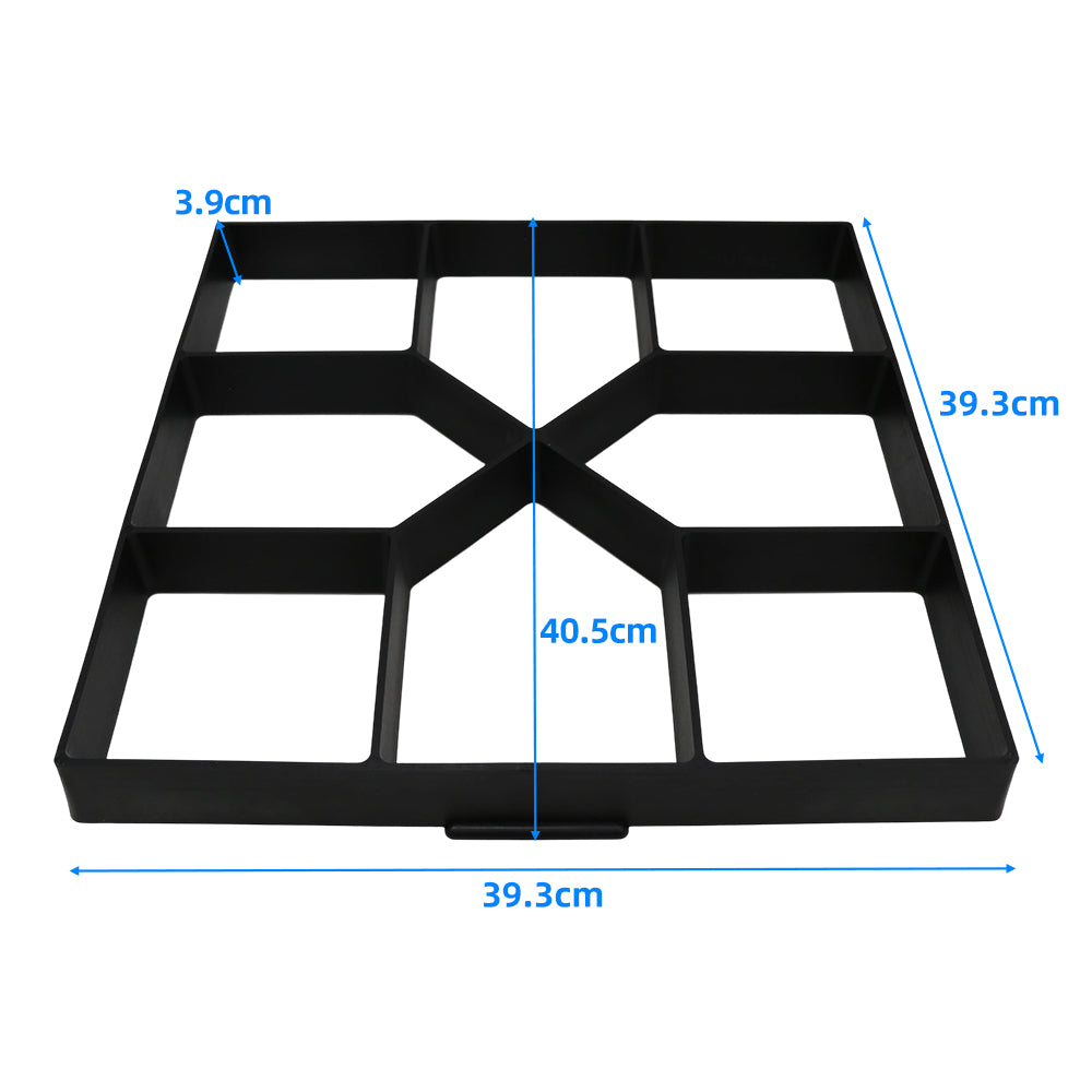 Reusable Garden Paving Mould - 40 x 40 cm, Black - product view 5