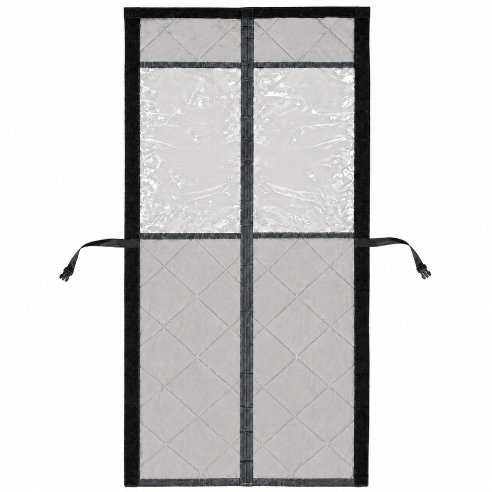 Magnetic Door Curtain with Clear Panels - 90 x 210 cm - product view 1