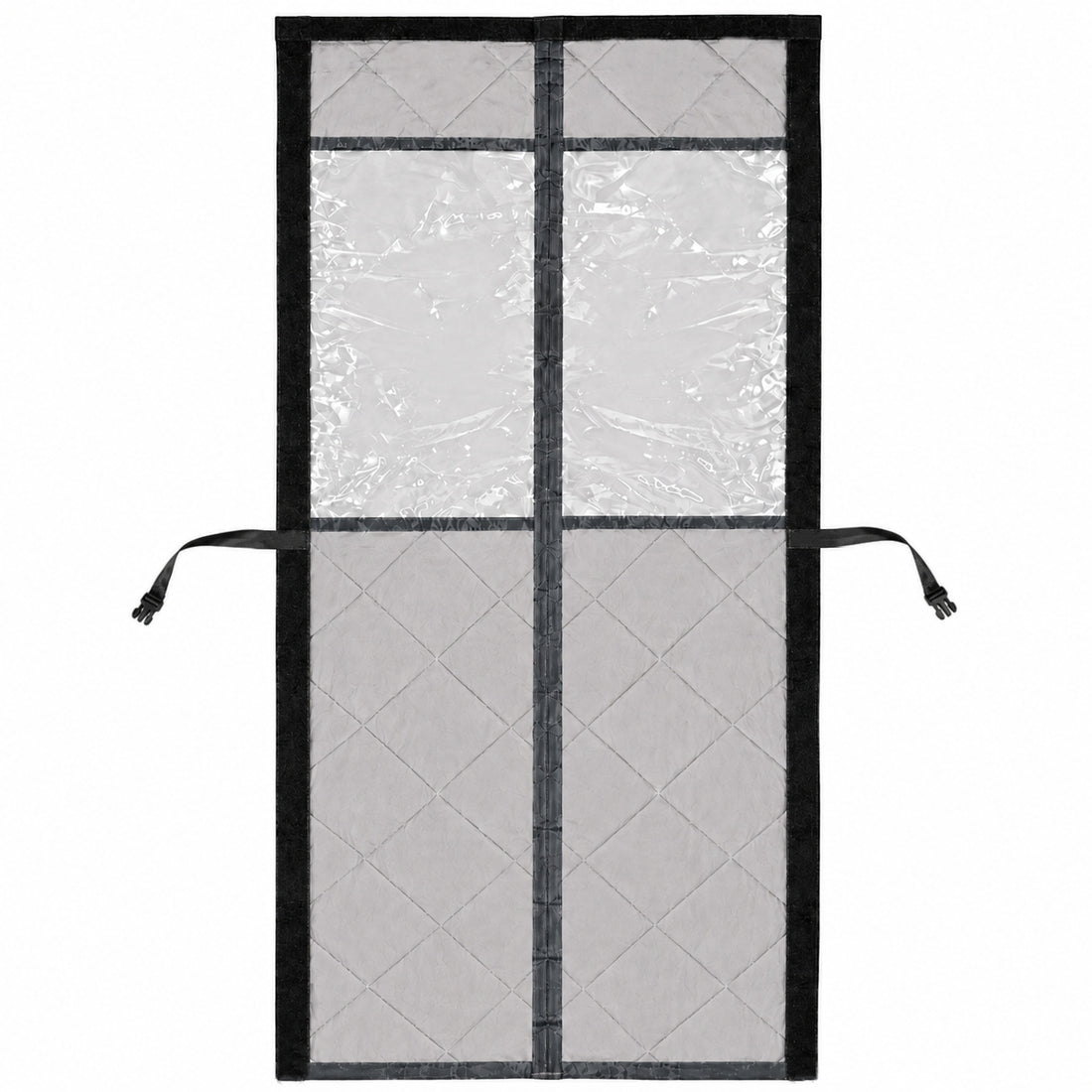 Magnetic Door Curtain with Clear Panels - 90 x 210 cm - product view 1