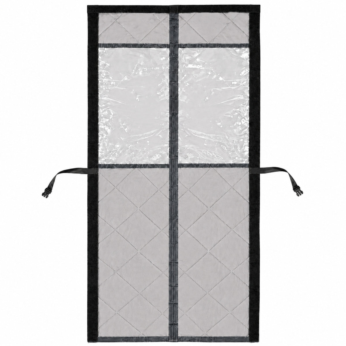 Magnetic Door Curtain with Clear Panels - 90 x 210 cm - product view 1