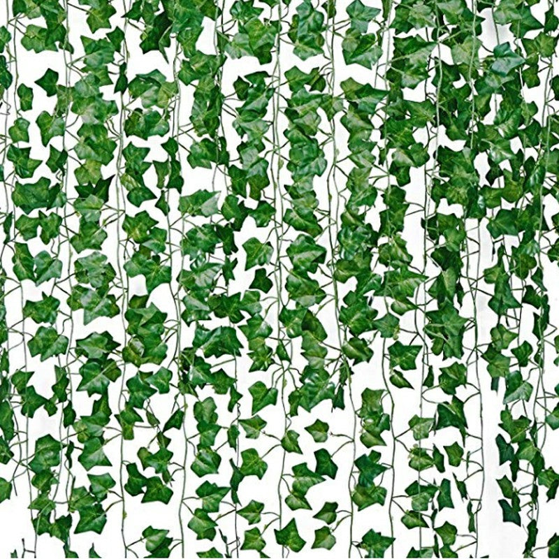 Artificial Ivy Vine Garlands - 15-Piece Green Foliage Set - product view 1
